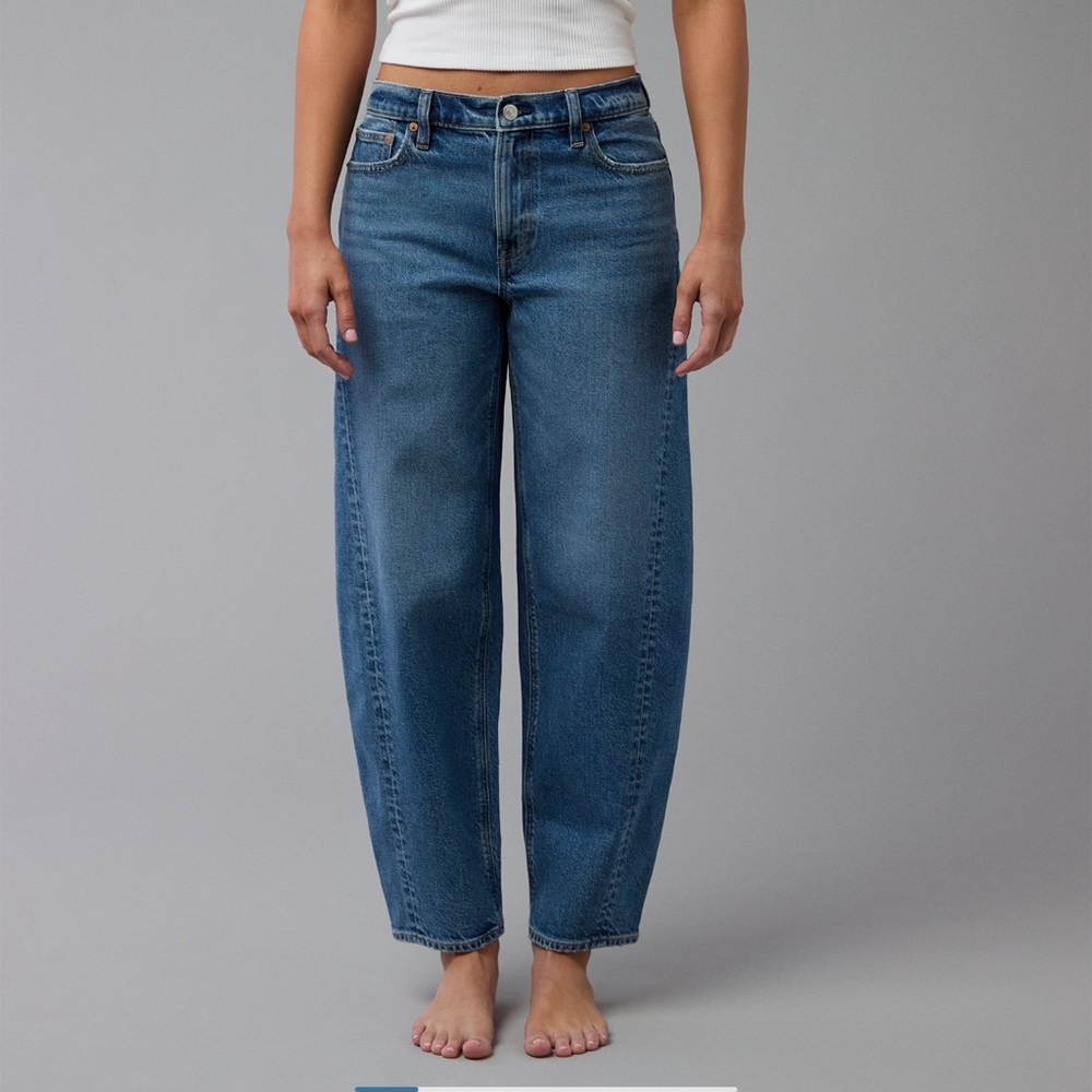 American Eagle Outfitters Blue Straight Leg Jeans